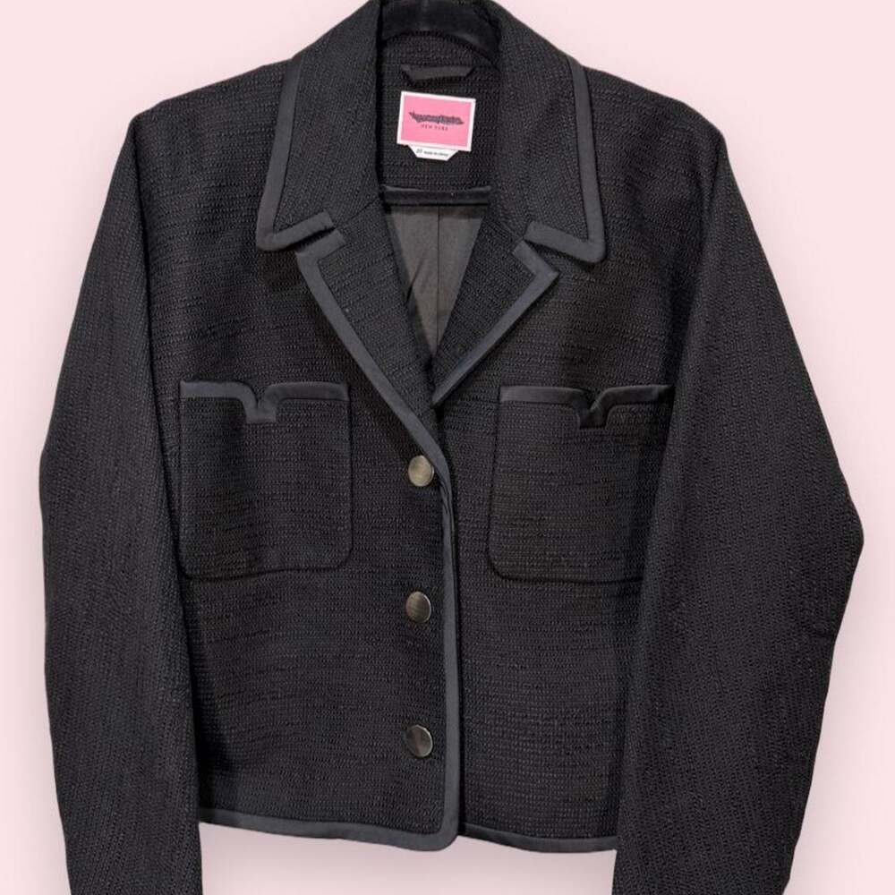 Kate spade black textured tweed